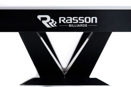 Billiard Table, Pool, Rasson Victory II Plus, Black, 9 ft., Simonis 860 electric blue - Image 9