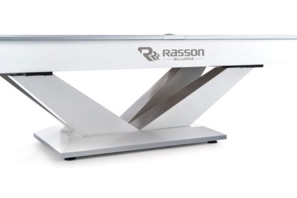 Billiard Table, Pool, Rasson Victory II Plus, White, 8 ft., Simonis 760 electric blue - Image 5