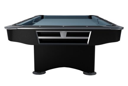 Billiard Table, Pool, Competition II, Black matt, 9 ft., Club Cloth yellow green - Imagem 4