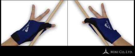 Billiard Glove, Mezz MGR-A, Navy-Blue, usable with both hands, L&XL - Image 3