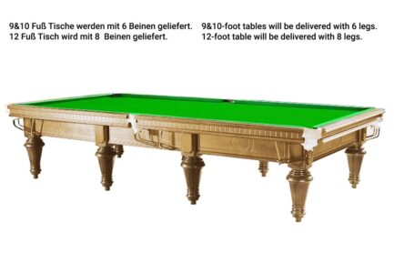 Billiard Table, Snooker, Calissia, Oak, 12 ft. - Imagem 2