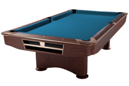 Billiard Table, Pool, Competition II, 9 ft., Mahogany, Simonis 760 tournament blue