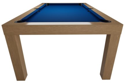 Pool Table / Dining Table, Diner, oak, Pool, 6 ft., Club Cloth yellow green - Imagem 6