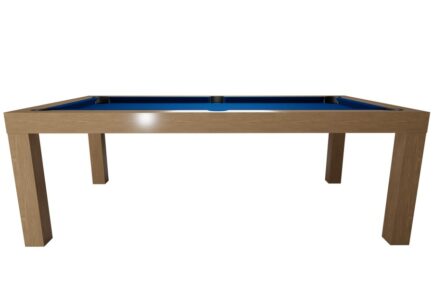 Pool Table / Dining Table, Mozart, 7 ft., oak, Club Cloth electric blue - Imagem 5