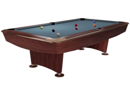 Billiard Table Dynamic II, 9 ft, brown, Pool, Simonis 860 powder blue