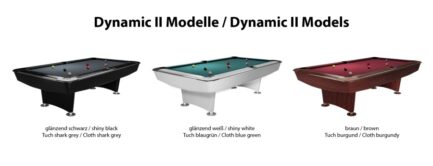 Billiard Table Dynamic II, 9 ft, brown, Pool, Simonis 760 tournament blue - Imagem 10