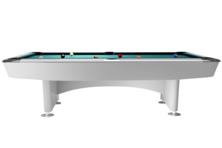 Billiard Table, Pool, Dynamic II, 7 ft., shining white, Simonis 760 burgundy - Imagem 4