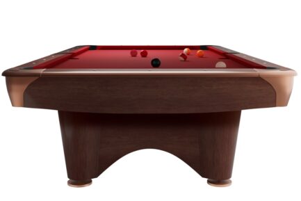 Billiard Table Dynamic III, brown, Pool, 9 ft., Simonis 760 yellow green - Imagem 4