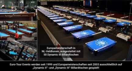 Billiard Table Dynamic II, 9 ft, brown, Pool, Simonis 760 tournament blue - Imagem 9