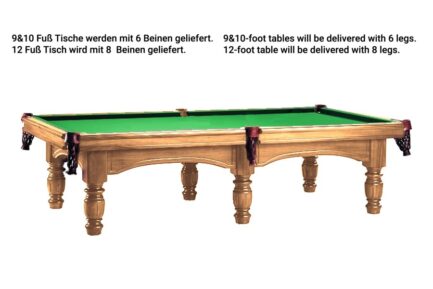 Billiard Table, Snooker,Aristocrat, oak , 10 ft. - Image 2