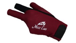 Billiard Glove, Mezz MGR-R, Burgundy, usable with both hands, S&M
