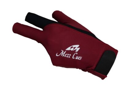 Billiard Glove, Mezz MGR-R, Burgundy, usable with both hands, S&M