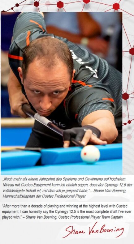Cue Shaft, Pool, Cuetec Cynergy CT-15K Carbon, 3/8x10, 21,3mm joint, 11.8mm - Imagem 9