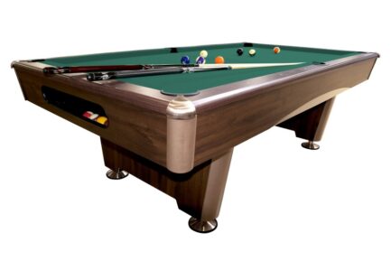 Billiard Table Dynamic Triumph, brown, Pool, 7 ft., Club Cloth yellow green