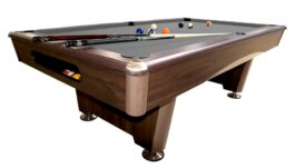 Billiard Table, Pool, Triumph Plus, Brown, 8 ft., Simonis 860 grey