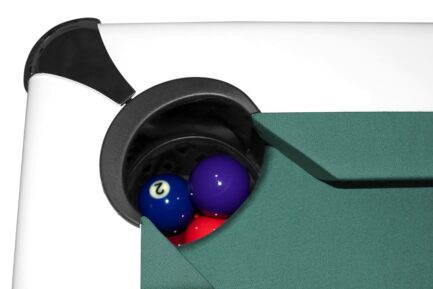 Billiard Table Dynamic Triumph, matt white, Pool, 7 ft., Club Cloth yellow green - Imagem 6