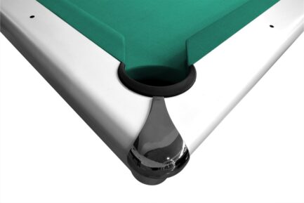 Billiard Table Dynamic Triumph, matt white, Pool, 7 ft., Club Cloth yellow green - Imagem 3