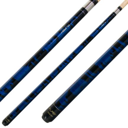 Billiard Cue Classic Flash, blue, 5/16x18, Pool - Image 2