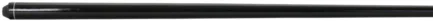 Billiard cue "Classic Blacky CLB-1", black, one-piece, Pool