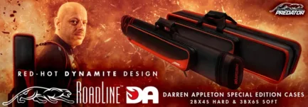 Cue Soft Case, Predator Roadline "Darren Appleton", Black-Red, 3x6, 85 cm - Imagem 7