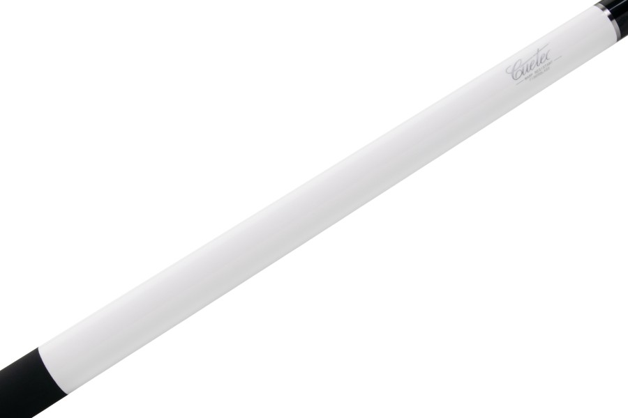 Billiard Cue, Pool, Cuetec Platinum Diamond Laser, White, 3/8x14 - Image 3
