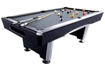 Billiard Table Dynamic Triumph, black, Pool, 7 ft., Simonis 860 shark grey