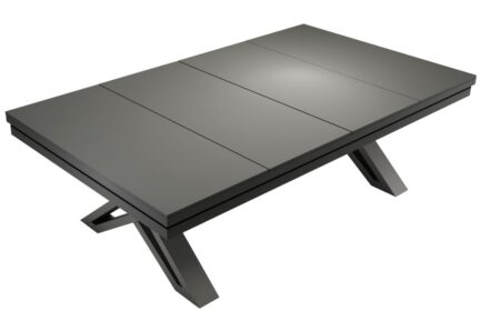 Pool Table / Dining Table, Pierce, 8 ft., Dark Grey, Simonis 760 royal blue - Image 6