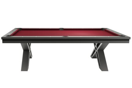 Pool Table / Dining Table, Pierce, 8 ft., Dark Grey, Simonis 760 royal blue - Image 4