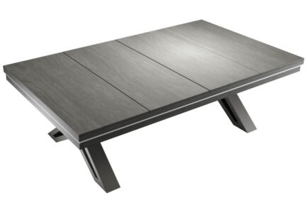 Pool Table / Dining Table, Rasson Pierce, 8 ft., Light Grey, Simonis 860 burgundy - Imagem 7