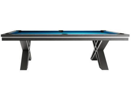 Pool Table / Dining Table, Rasson Pierce, 8 ft., Light Grey, Simonis 860 burgundy - Imagem 4
