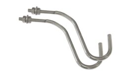 Holder for Billiard Rest Head Sticks, adjustable, silver