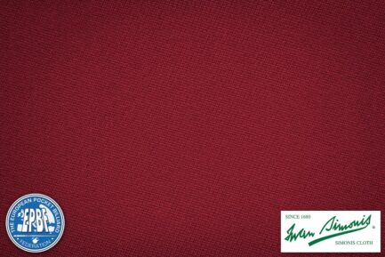 Billiard Cloth Simonis 860, 165 cm, Burgundy