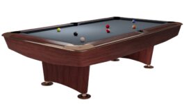 Billiard Table Dynamic II, 9 ft, brown, Pool, Simonis 860 shark grey