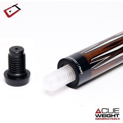 Billiard Cue, Pool, Cuetec AVID Proof Brown LTC, 3/8x14, 12.75mm - Image 6