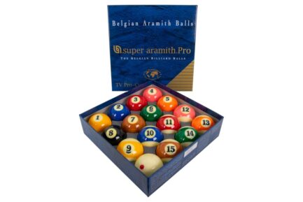 Ball Set Super Aramith Pro TV, 57,2 mm, Pool