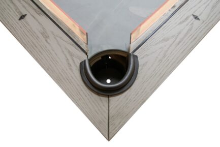 Billiard Table, Pool, X-con, 8 ft., Grey Oak, Simonis 860 royal blue - Image 5