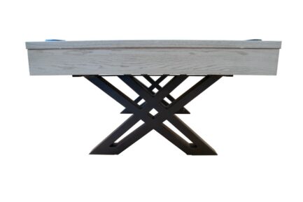 Billiard Table, Pool, X-con, 8 ft., Grey Oak, Simonis 860 royal blue - Image 4