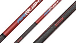 Billiard Cue, Pool, Predator Air Rush Red SW, Jump, Sport Wrap, three-part, Uni-Loc