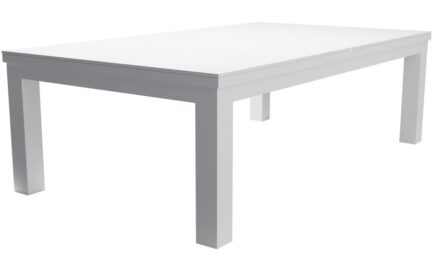 Pool Table / Dining Table, Rasson Penelope II, Shining White incl. table cover, 7 ft., Club Cloth royal blue - Image 3