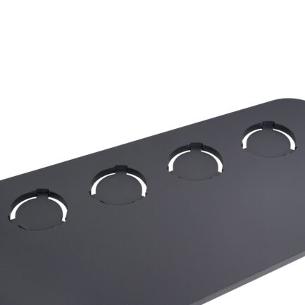 Billiard Cue Rack, Cornilleau, black, for 4 cues + triangle - Image 5