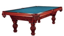 Billiard Table Dynamic Empire, mahogony, 8 ft., Pool, second hand, Club Cloth electric blue