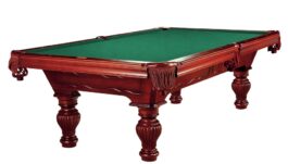 Billiard Table Dynamic Empire, mahogony, 8 ft., Pool, second hand, Club Cloth yellow green