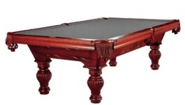 Billiard Table Dynamic Empire, mahogony, 8 ft., Pool, second hand, Club Cloth grey