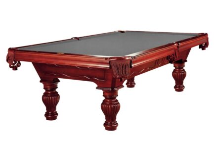 Billiard Table Dynamic Empire, mahogony, 8 ft., Pool, second hand, Club Cloth grey