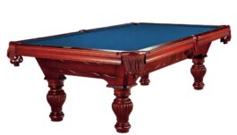 Billiard Table Dynamic Empire, mahogony, 8 ft., Pool, second hand, Club Cloth royal blue