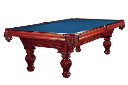 Billiard Table Dynamic Empire, mahogony, 8 ft., Pool, second hand, Club Cloth royal blue