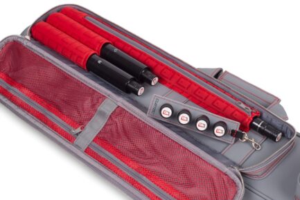 Cue Soft Case, Cuetec Pro Line, Speed Gray, 4x8, 85cm - Imagem 4