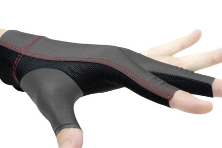 Billiard Glove, Cuetec Axis, 3-Finger, speed gray, to wear on left hand, S - Imagem 2