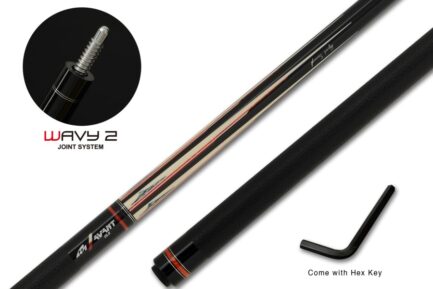 Billiard Cue, Pool, Mezz Avant Wojciech Model, Irish Linen, Wavy2 Joint, butt only - Imagem 5