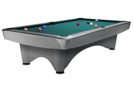 Billiard Table, Pool, Dynamic III, 9 ft., Light Grey, Simonis 760 blue green